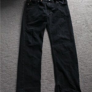 Levi's Black Straight-Leg Jeans Classic Style
